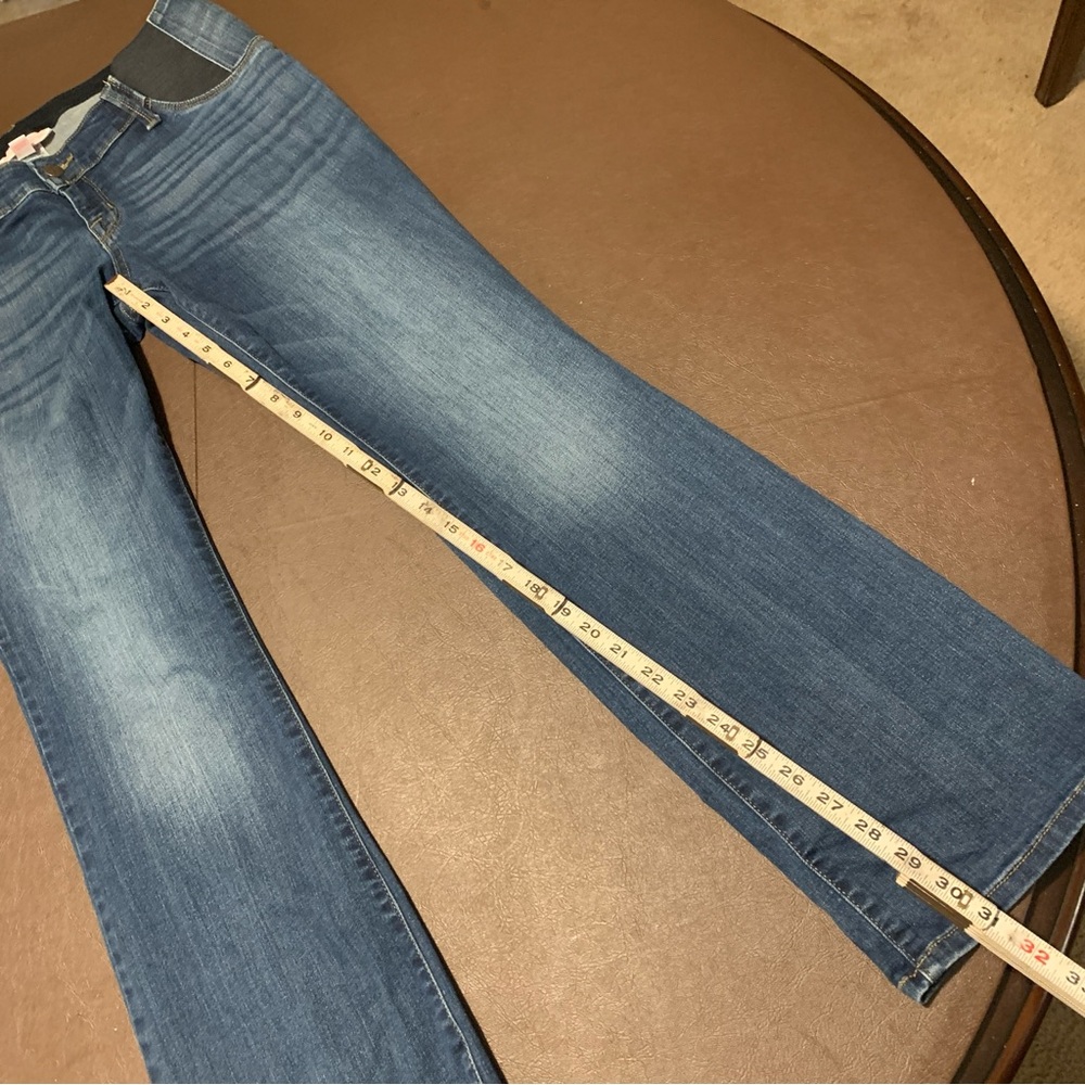 LotI Of 2 Isabel Maternity Medium Wash Skinny Boot Cut Jeans Size 8 - Picture 3 of 16